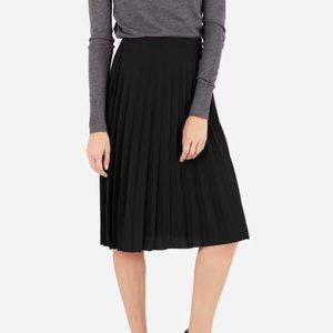 Everlane Black Pleated Skirt - Size 4
